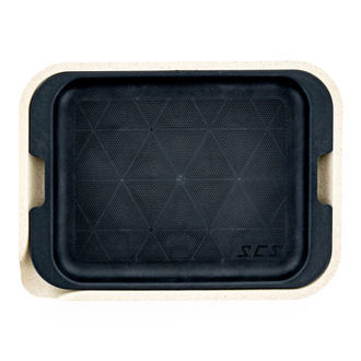 Hanf-Drehunterlagenset mit Sieb (Santa Cruz)