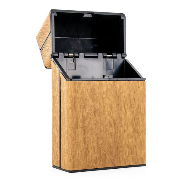 Zigarettenetui mit Holzoptik