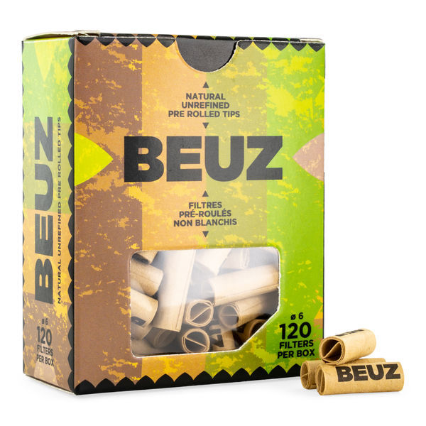 BEUZ braune, vorgerollte Tips (120 St.)