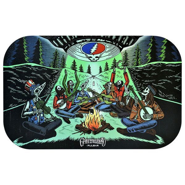 Metal Rolling Tray With Lid Small (Grateful Dead x Pulsar)