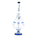 Sprinkler Perc Quad Honeycomb Bong 21'' (Tsunami Glass)