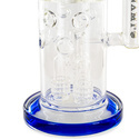 Barrel Showerhead Drum Honeycomb Bong 20'' (Tsunami Glass)