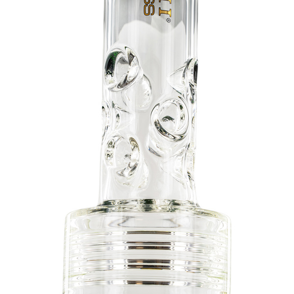 Barrel Showerhead Drum Honeycomb Bong 20'' (Tsunami Glass)