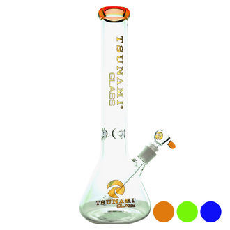 Bong Beaker Base Ice Catcher 15'' (Tsunami Glass) Bong Beaker Base Ice Catcher 15'' (Tsunami Glass)