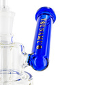 Side Neck Shower Head Dab Rig 10'' (Tsunami Glass)