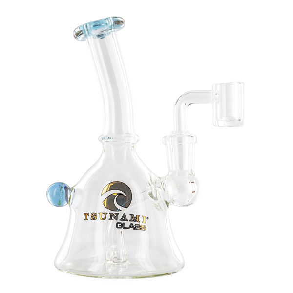 Dab Rig Mini Bell 6″ (Tsunami Glass)