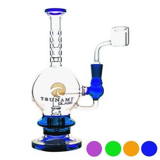 Dab Rig Shower Head 8″ (Tsunami Glass) Dab Rig Shower Head 8″ (Tsunami Glass)