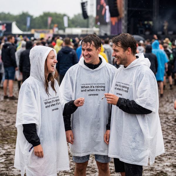 Einweg-Regenponcho (Zamnesia Exclusive)