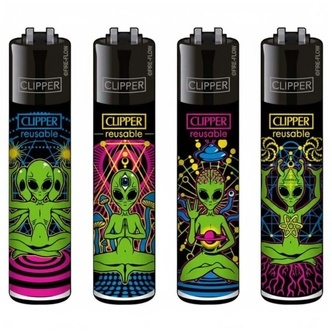 Feuerzeug Trippy Alien (Clipper)
