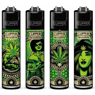 Klassisches Gras-Kunst Feuerzeug (Clipper)