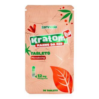 Kratom Microdosing-Tabletten - Maeng Da Red (Zamnesia)