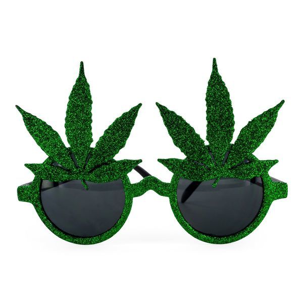 Ganja-Blatt-Sonnenbrille