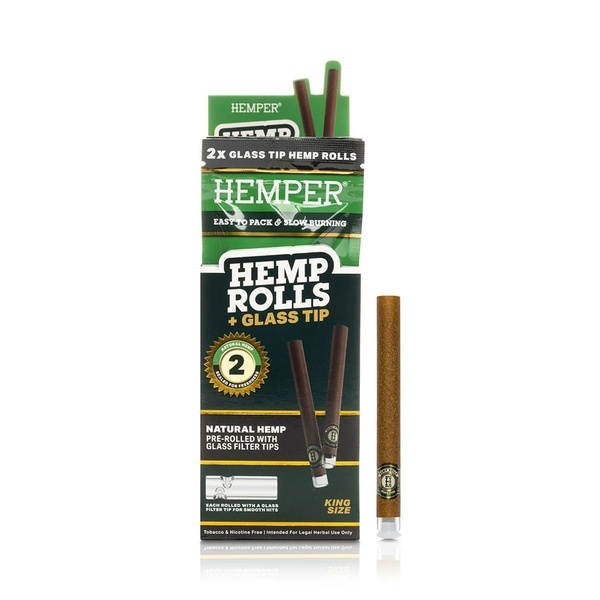 King Size Pre-Rolls + Glas-Tip 2 Stk. (Hemper)