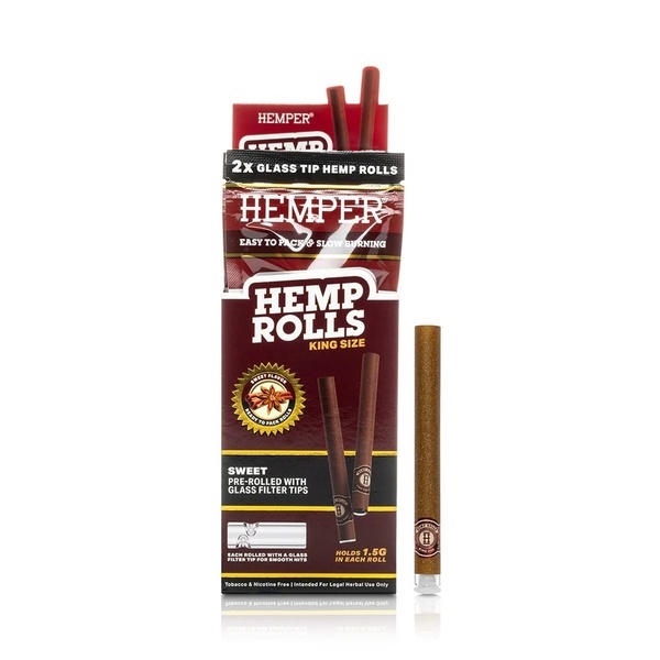 King Size Pre-Rolls + Glas-Tip 2 Stk. (Hemper)