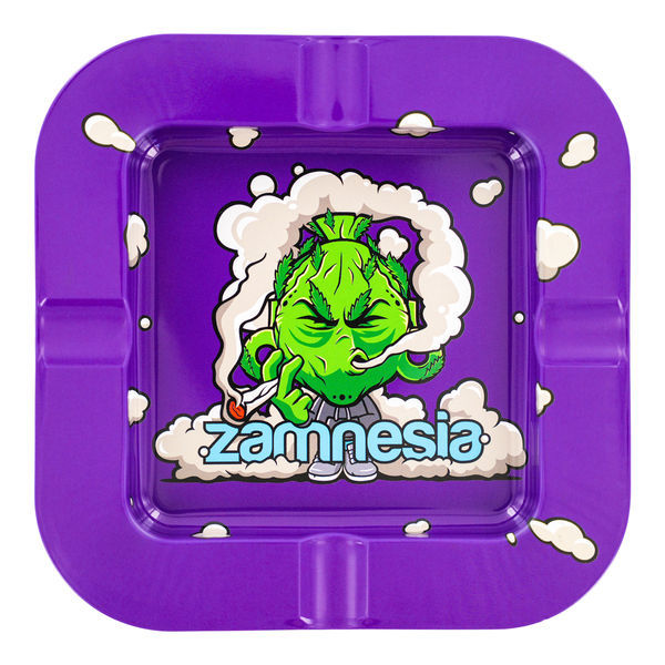 Budhead Metall-Aschenbecher quadratisch (Zamnesia)