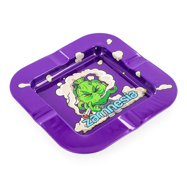 Budhead Metall-Aschenbecher quadratisch (Zamnesia)