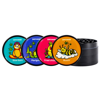 Puff Pals Metall-Grinder-Kollektion (Zamnesia) - 4-teilig Ø63mm