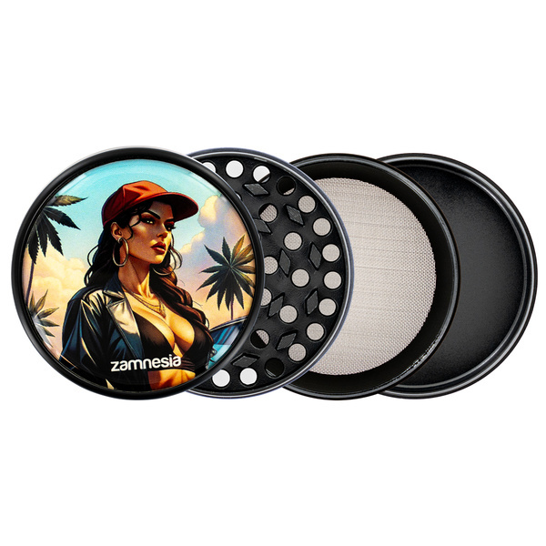 Bad Bitches Metall-Grinder-Kollektion (Zamnesia) - 4-teilig Ø63mm