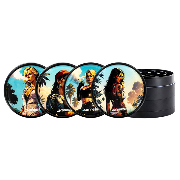 Bad Bitches Metall-Grinder-Kollektion (Zamnesia) - 4-teilig Ø63mm