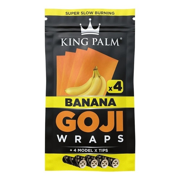 Goji Wraps & Filter Tips 4pc (King Palm)