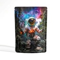 Cosmic Flower Power Z-Lock Stash-Beutel (Groß)