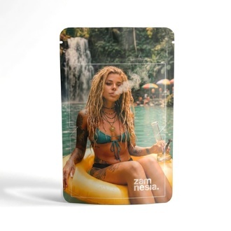 Stoner Girl Z-Lock Stashbeutel (Medium)