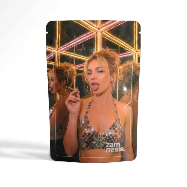 Stoner Girl Z-Lock Stashbeutel (Medium)