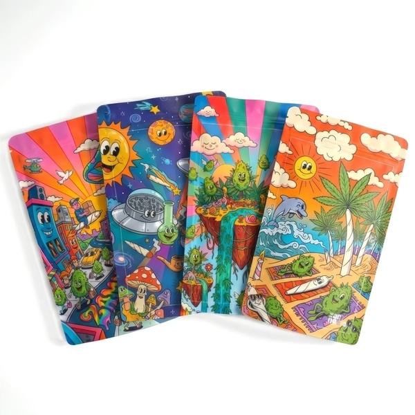 Trippy Toons Z-Lock Stash-Beutel (Extra Large)
