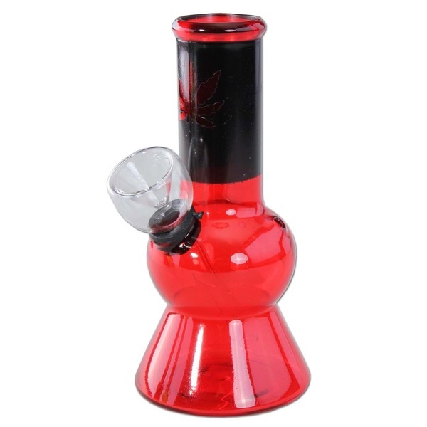 Hemp Leaf Minibong (Rot)
