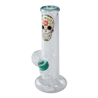 Skull Mini Glasbong (Near Dark)