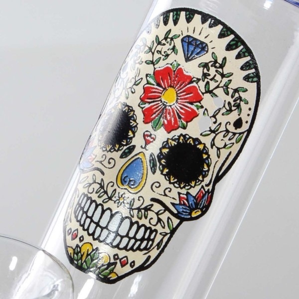 Skull Mini Glasbong (Near Dark)