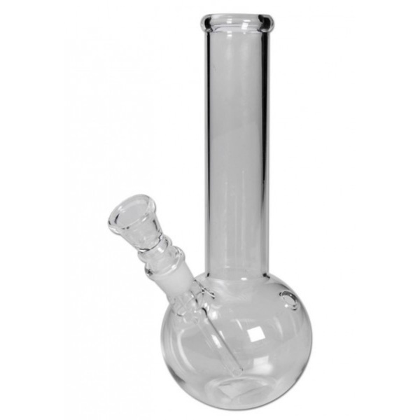 Glasbong Straight mit rundem Boden
