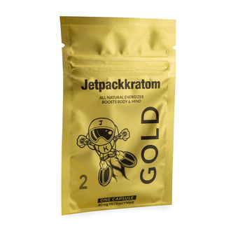 Jetpackkratom GOLD 80 mg Extrakt - Kapseln
