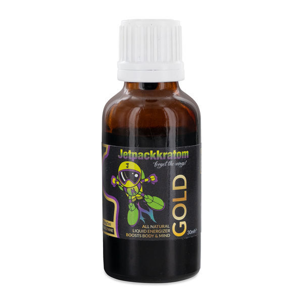 Jetpackkratom GOLD Flüssigextrakt - 80 mg