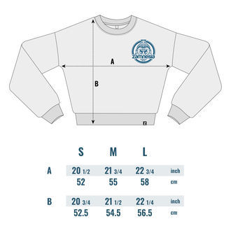 Zamnesia Crop-Top-Pullover | Damen