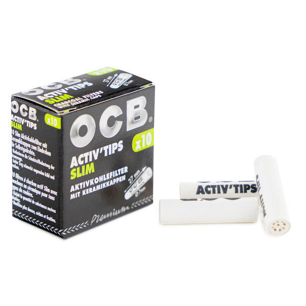 OCB Activ'Tips Slim Aktivkohlefilter