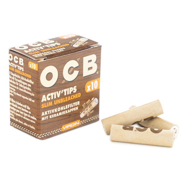 OCB Activ'Tips Slim Aktivkohlefilter