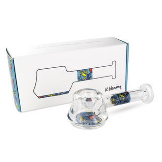 Gläserne Löffel-Pfeife (K. Haring)