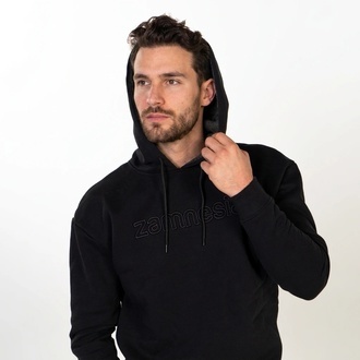Zamnesia Bestickter Hoodie | Schwarz