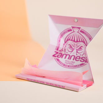 Blättchen in pink 'Runtz' Kingsize + Tips + Tablett (Zamnesia)