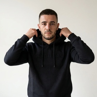 Zamnesia Geprägter Hoodie | Schwarz