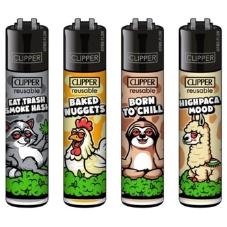 Feuerzeug Stoned Animals (Clipper)