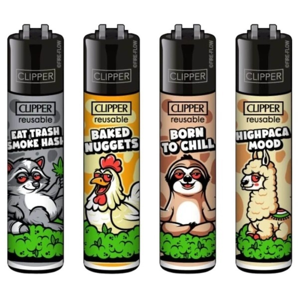 Feuerzeug Stoned Animals (Clipper)