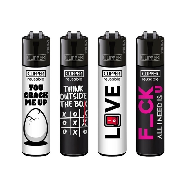 Feuerzeug Clipper Big Brain