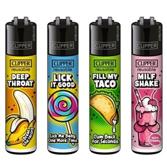 Feuerzeug Porn Slogan (Clipper)