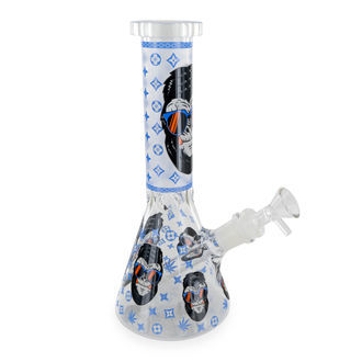 Fluoreszierende Gorilla Triple Thick Bong