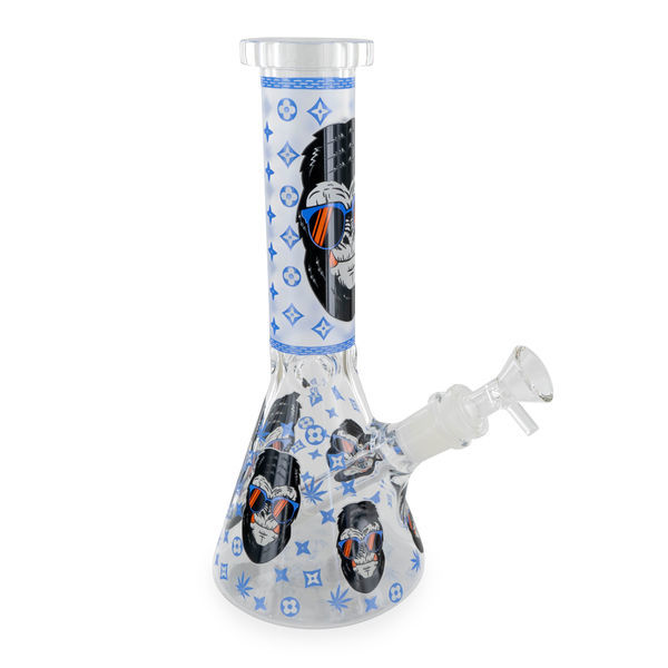 Fluoreszierende Gorilla Triple Thick Bong