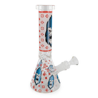 Fluoreszierende Gorilla Triple Thick Bong