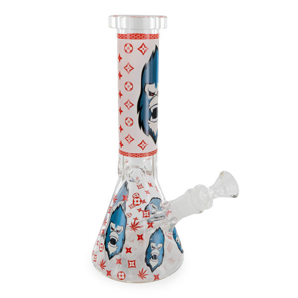 Fluoreszierende Gorilla Triple Thick Bong