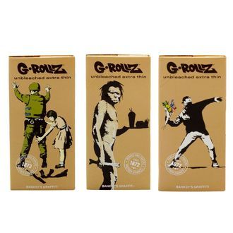 G-Rollz ungebleichte Bl&auml;ttchen + Tips und Schale